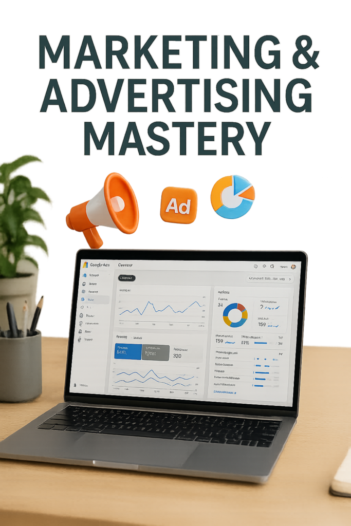 Cover image for the Ace Intl Media eBook “Marketing & Advertising Mastery: Driving Growth in the Digital Era”