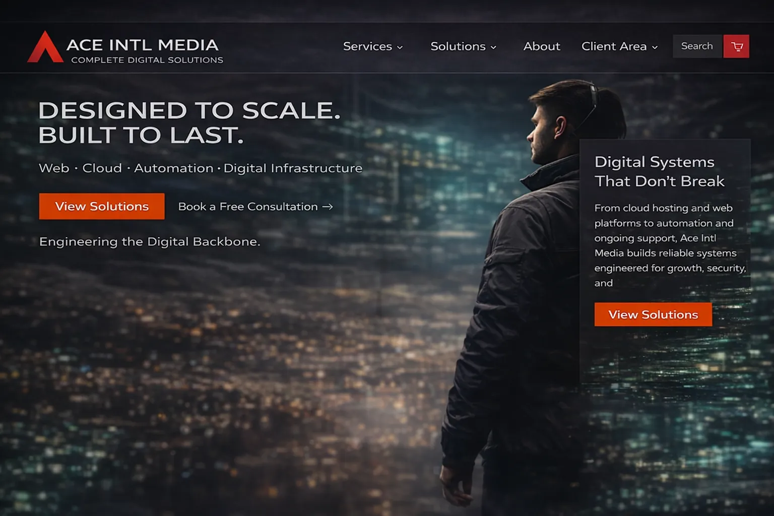 Ace Intl Media Hosting Portal – Manage invoices and payments online