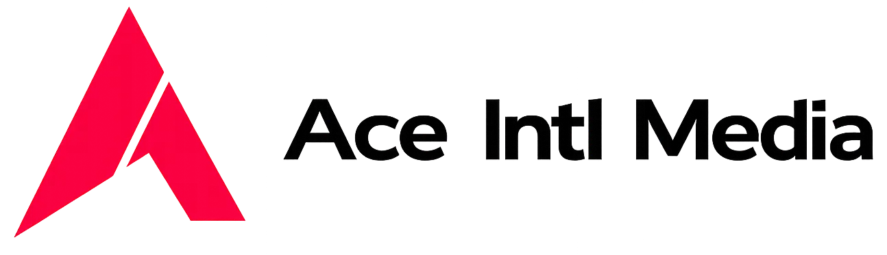 Ace Intl Media logo on white background
